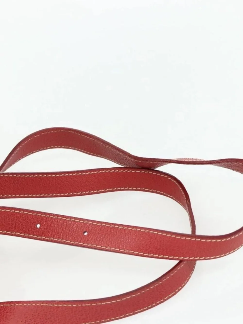 GUCCI Bamboo Backpack Suede Red Gold 003 2058 0030 Auth 175586